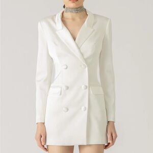 Sau Lee Alexis Tuxedo Blazer Dress